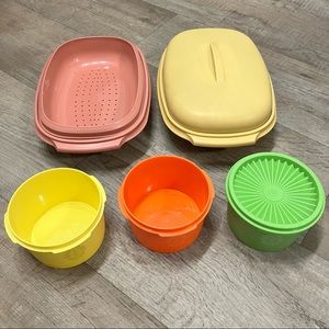 Tubberware Lot 8 pieces